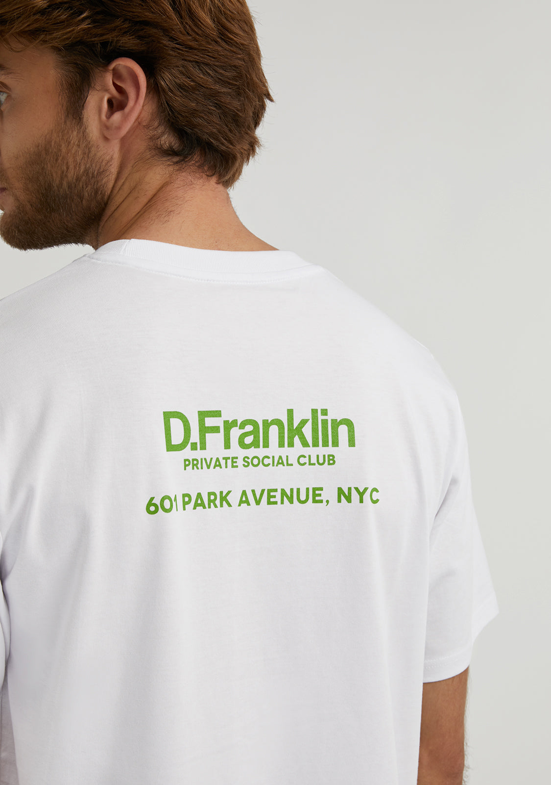 Social Club T-Shirt White / Green
