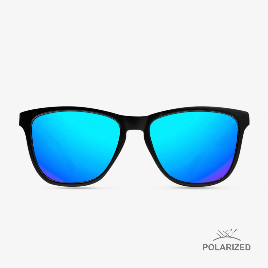 Roosevelt Black Matte / Blue Polarized