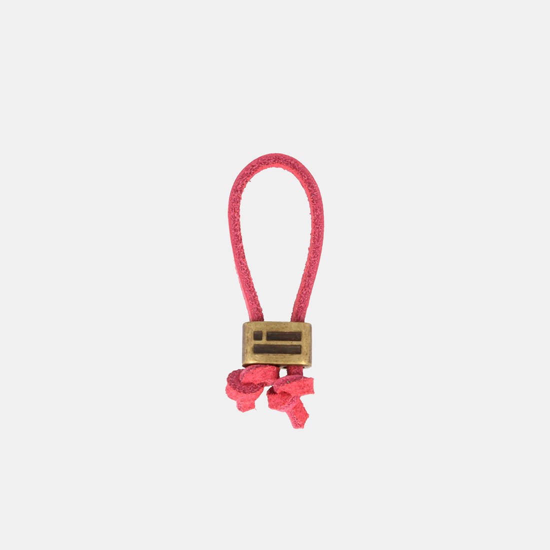 Keychain Magnum Leather Pink/Gold
