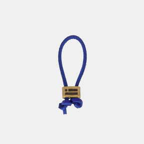 Keychain Magnum Leather Dark Blue/Gold
