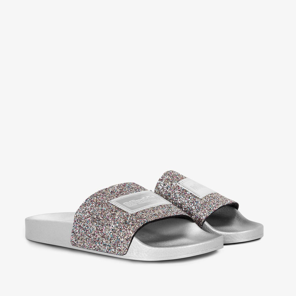 Slides hot sale with glitter