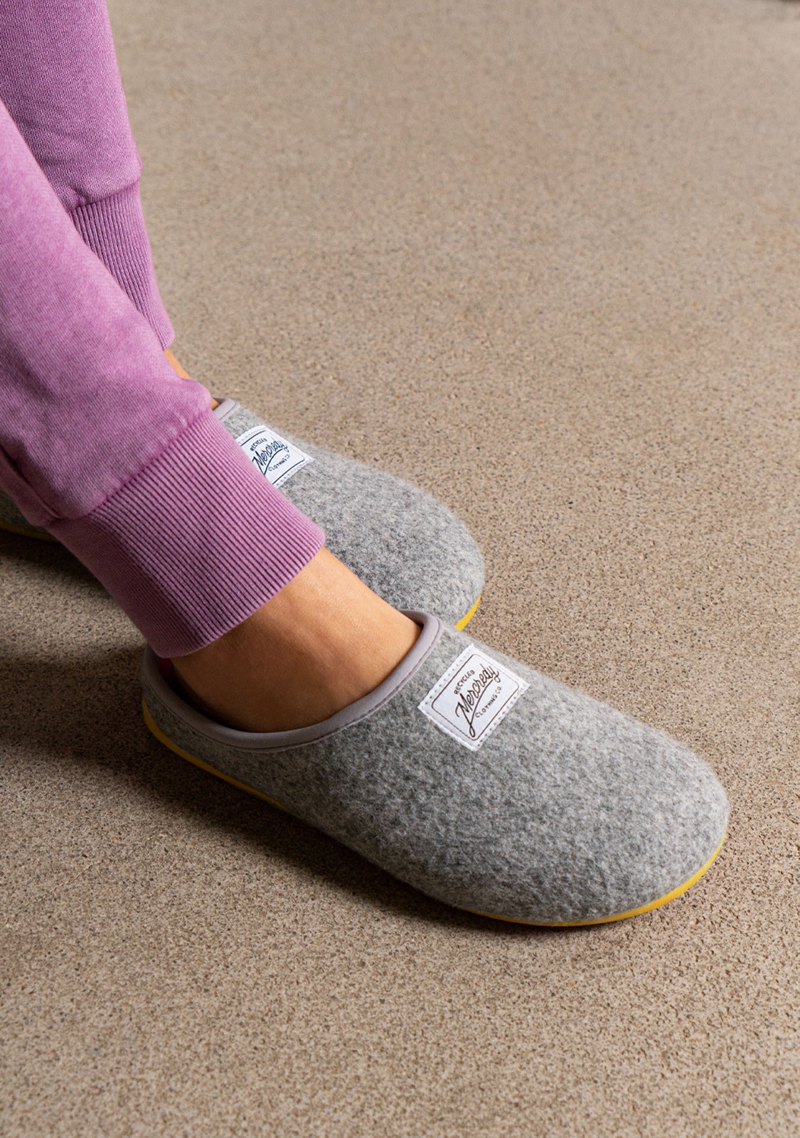 Mercredy Slipper Grey / Yellow