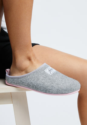 Mercredy Slipper Grey / Pink