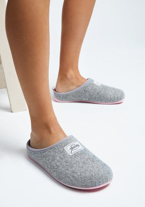 Mercredy Slipper Grey / Pink